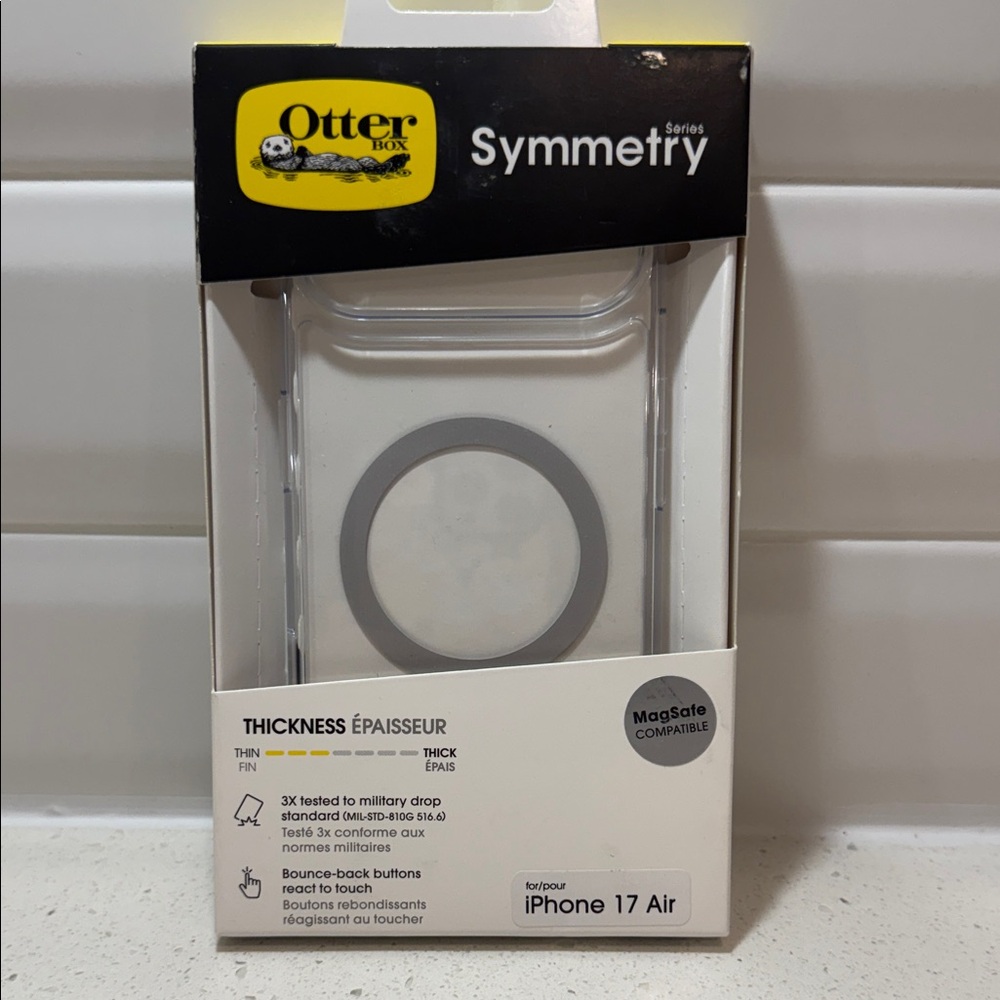OtterBox Symmetry Series Clear Case for iPhone 17 Air NIB